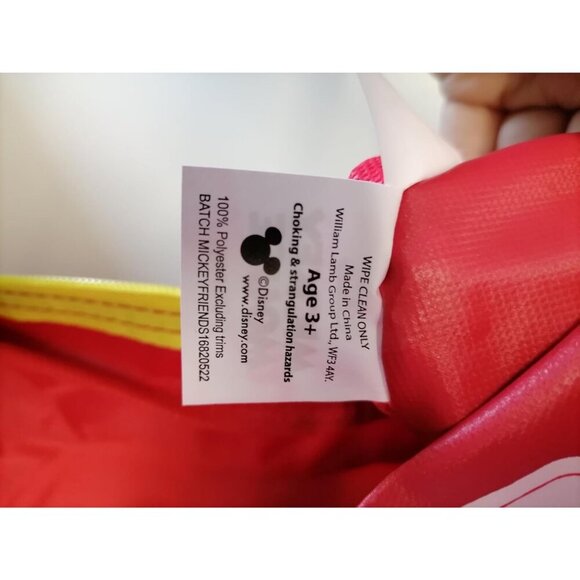 🆕 Disney Mickey Mouse Red Kids Donald Goofy & Pluto School Backpacks - Picture 2 of 7